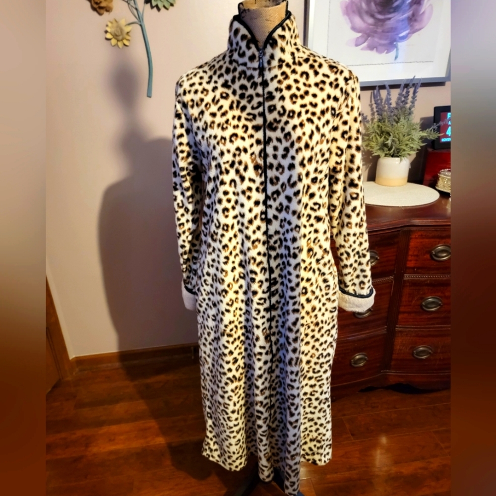 Beautiful Signature II Zippered Fleece Robe By Stan Herman®